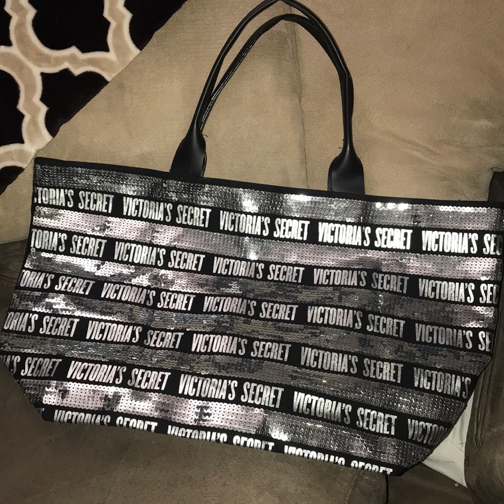 V.S.Tote Sequins front Tote Bag